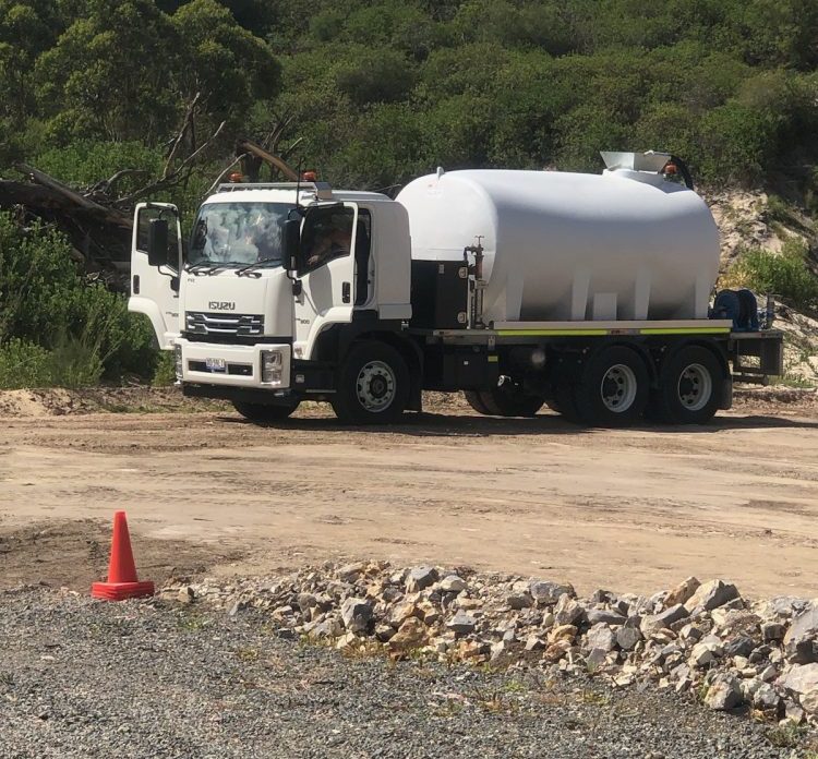 water cart training roadworks